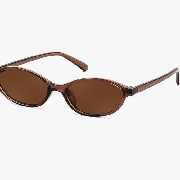 Retro Oval Cat Eye Sunglasses main image 4